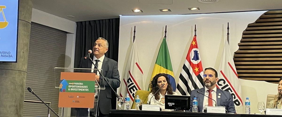 Governo da Paraíba lança site voltado a investidores e apresenta resultados positivos da gestão fiscal em seminário em São Paulo