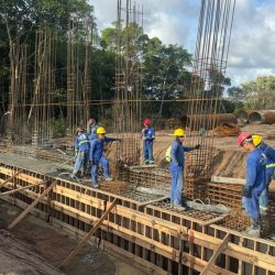 Obras na Ponte do Futuro seguem dentro do cronograma em várias frentes de trabalho