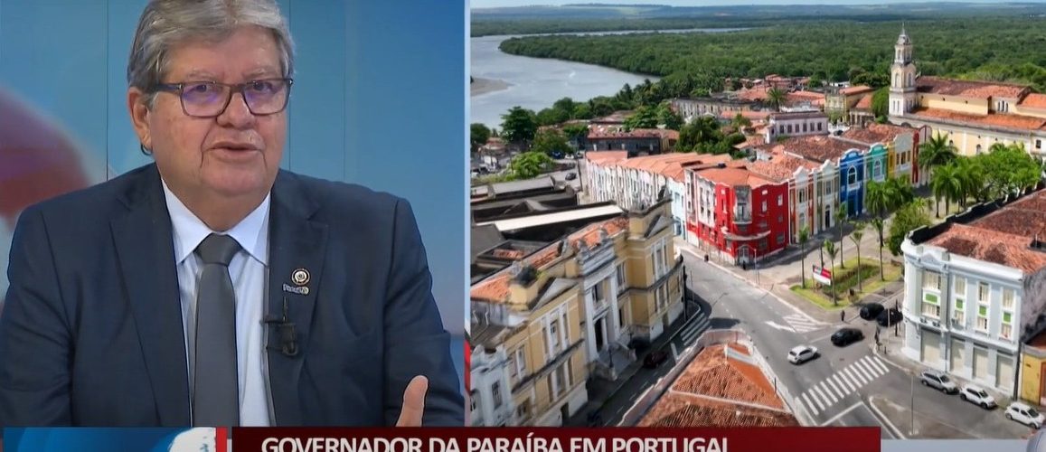 Em entrevista à Record Europa, João Azevêdo destaca potencial turístico da Paraíba e busca por atração de investimentos internacionais