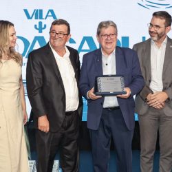 João Azevêdo visita obras do Acquaí Park e diz que empreendimento beneficiará toda rede hoteleira de João Pessoa e Litoral Sul